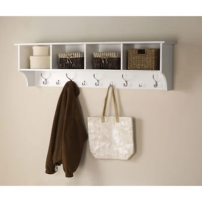 Prepac 60" Wide Hanging Entryway Shelf