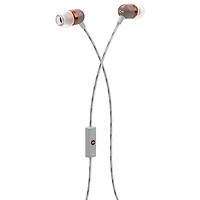 House of Marley Smile Jamaica In-Ear Sound Isolating Headphones with Microphone (EM-JE041-CP) - Tan/Copper