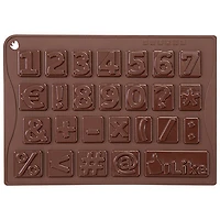 Pavoni Numbers Silicone Chocolate Mould