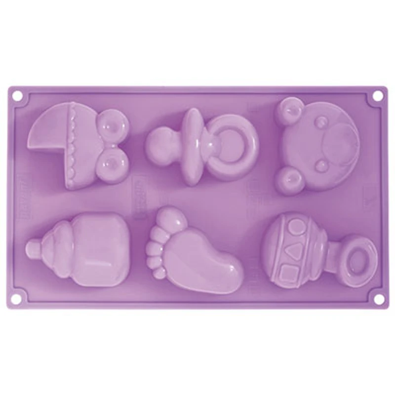 Pavoni Baby Birthday Silicone Mult-Tray Mould