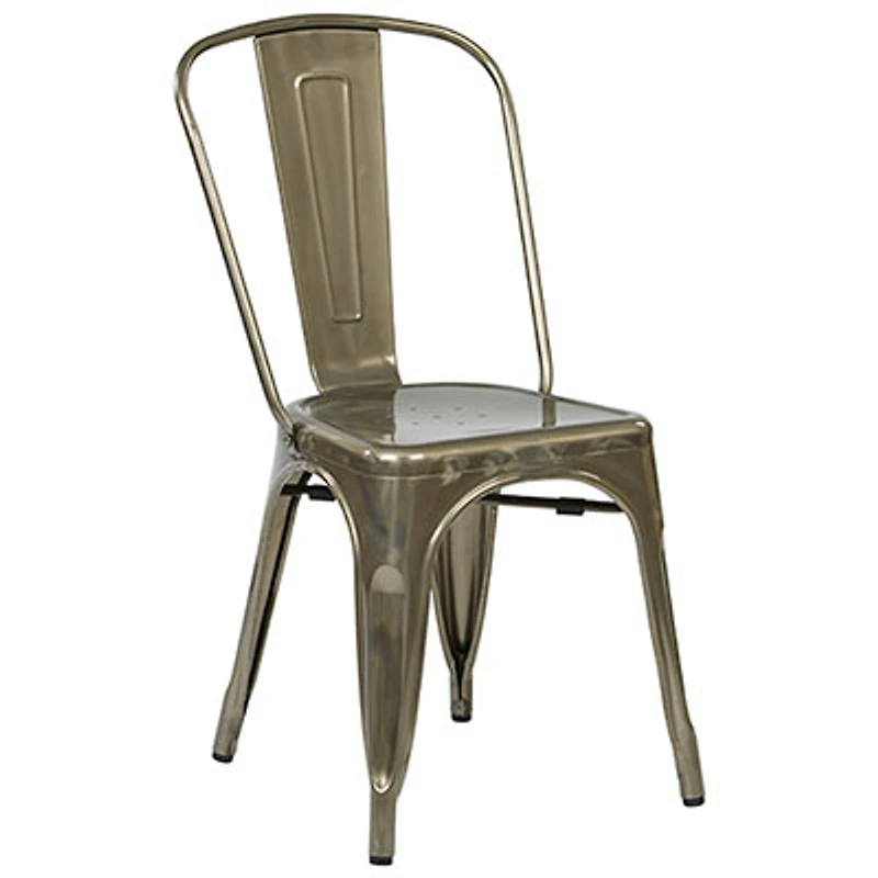 Bristow Contemporary Dining Chair - Set of 4 - Gunmetal