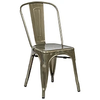 Bristow Contemporary Dining Chair - Set of 4 - Gunmetal