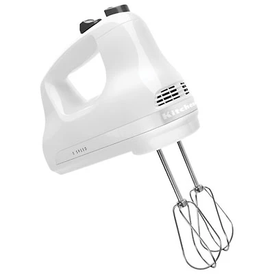 KitchenAid Ultra Power Hand Mixer - 60-Watt - White