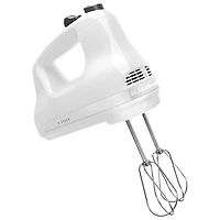 KitchenAid Ultra Power Hand Mixer - 60-Watt - White