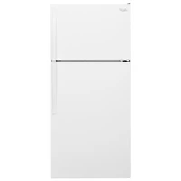 Whirlpool 28" 14.3 Cu. Ft. Top Freezer Refrigerator (WRT134TFDW) - White