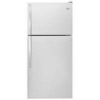 Whirlpool 30" 18.2 Cu. Ft. Top Freezer Refrigerator - Stainless Steel