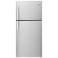 Whirlpool 30" 19.2 Cu. Ft. Top Freezer Refrigerator with LED Lighting - Stainless Steel