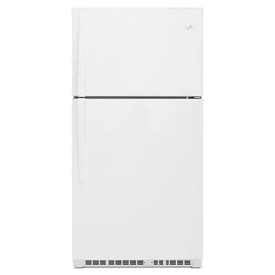 Whirlpool 33" 21.3 Cu. Ft. Top Freezer Refrigerator with LED Lighting (WRT541SZDW) - White