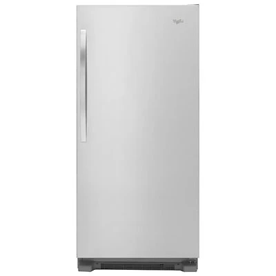 Whirlpool 31" 18 Cu. Ft. All-Fridge Refrigerator with LED Lighting - Monochromatic Stainless Steel