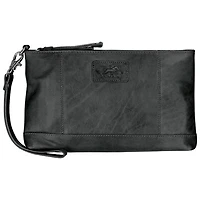 Mancini Casablanca Leather Wristlet - Black (8700206-bk)