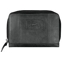 Mancini Casablanca Leather Small Clutch Wallet