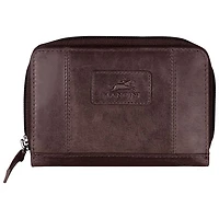 Mancini Casablanca Leather Clutch Wallet