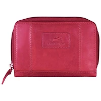 Mancini Casablanca Leather Clutch Wallet - Red (8700183-rd)