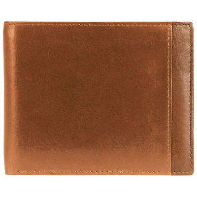 Mancini Casablanca Leather Billfold with Removable Passcase