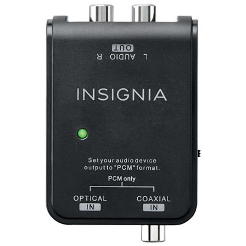 Insignia Digital to Analog Audio Converter - Black - Only at Best Buy