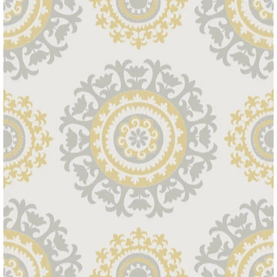 NuWallpaper Suzani Peel and Stick Wallpapear - Multi-colour