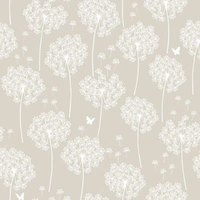 NuWallpaper Dandelion Peel and Stick Wallpapear - Neutral