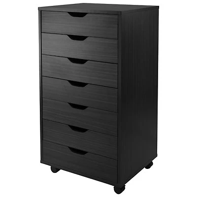 Halifax Contemporary 7-Drawer Mobile Cabinet