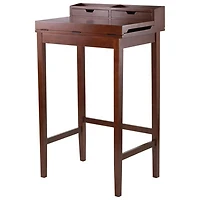 Brighton Transitional Standing Desk - Antique Walnut