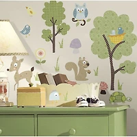 RoomMates Woodland Animals Peel & Stick Wall Decals