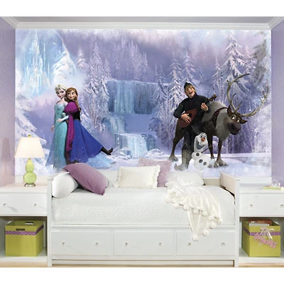 RoomMates Disney Frozen XL Wallpaper Mural - White/Blue