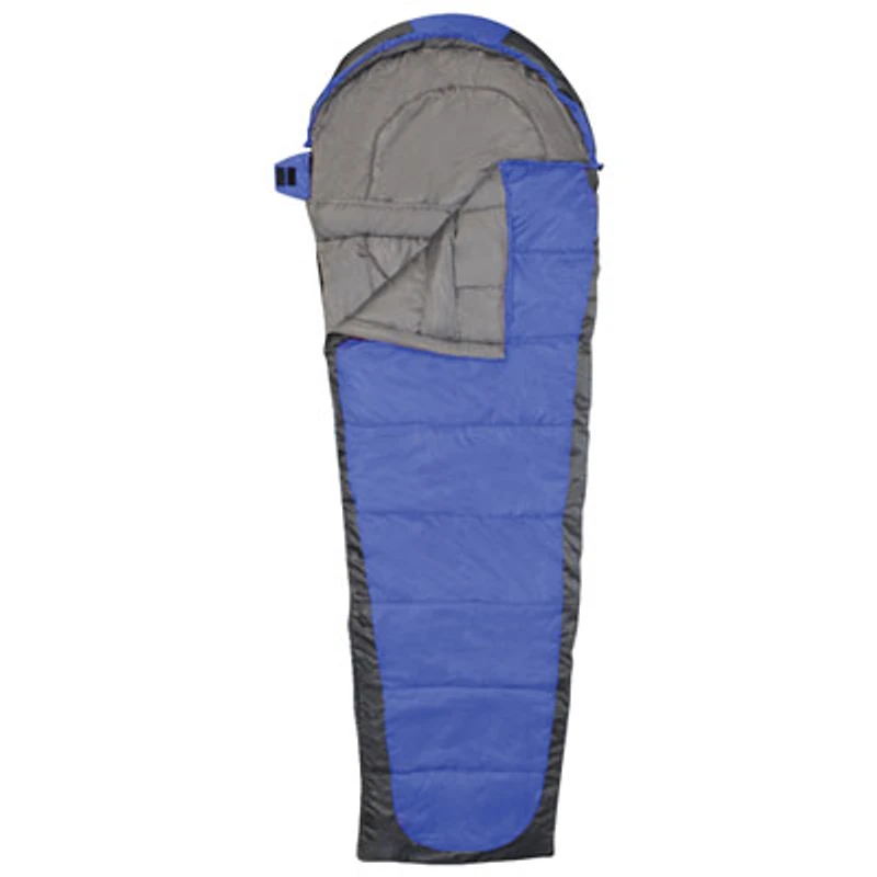 Rockwater Designs Semi-Rectangular Heat Zone Sleeping Bag (0-Degrees Celcius) - Royal/Dark Grey