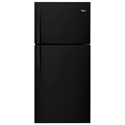 Whirlpool 30" 19.2 Cu. Ft. Top Freezer Refrigerator (WRT519SZDB) - Black