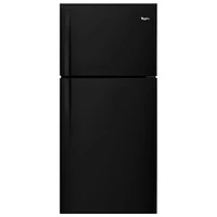 Whirlpool 30" 19.2 Cu. Ft. Top Freezer Refrigerator (WRT519SZDB) - Black