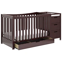 Graco Remi 4-in-1 Convertible Crib & Changer - Espresso
