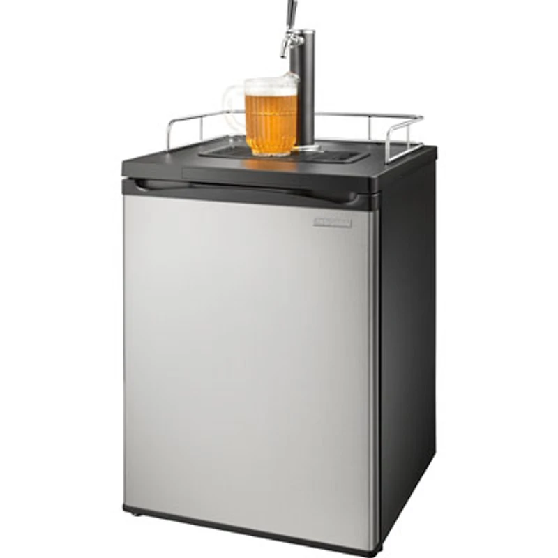 Insignia 1-Tap Kegerator (NS-BK1TSS6) - Silver/Black - Only at Best Buy