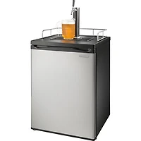 Insignia 1-Tap Kegerator (NS-BK1TSS6) - Silver/Black - Only at Best Buy
