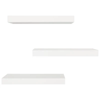Maine 16" 3-Piece Wall Shelf - White