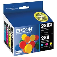 Epson CMYK Ink (T288XL-BCS) - 4 Pack