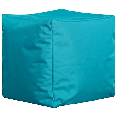 Sitting Point Cube Brava Contemporary Bean Bag Chair - Turquoise