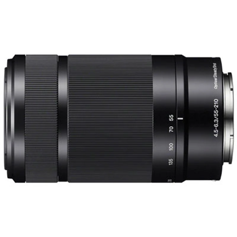 Sony E-Mount APS-C 55–210mm f/4.5-6.3 OSS 3.8x Telephoto Zoom Lens - Black - Open Box