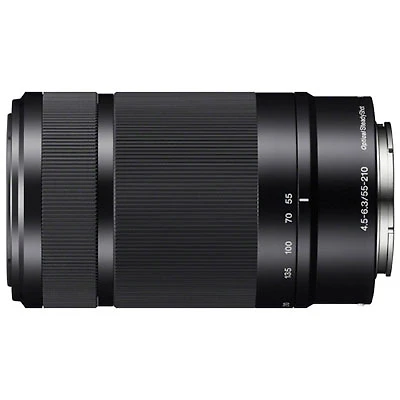 Sony E-Mount APS-C 55–210mm f/4.5-6.3 OSS 3.8x Telephoto Zoom Lens - Black - Open Box