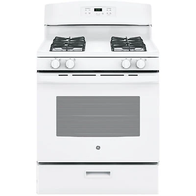 GE 30" 5.0 Cu. Ft. Freestanding Gas Range (JCGBS60DEKWW) - White