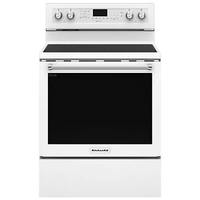 KitchenAid 30" Convection Freestanding Smooth Top Electric Range - Open Box - Perfect Condition