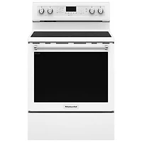 KitchenAid 30" Convection Freestanding Smooth Top Electric Range - Open Box - Perfect Condition