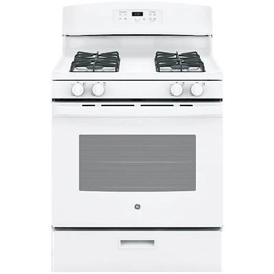 GE 30" 5 Cu. Ft. Freestanding Gas Range (JCGBS60DEKWW) - White - Open Box - Perfect Condition
