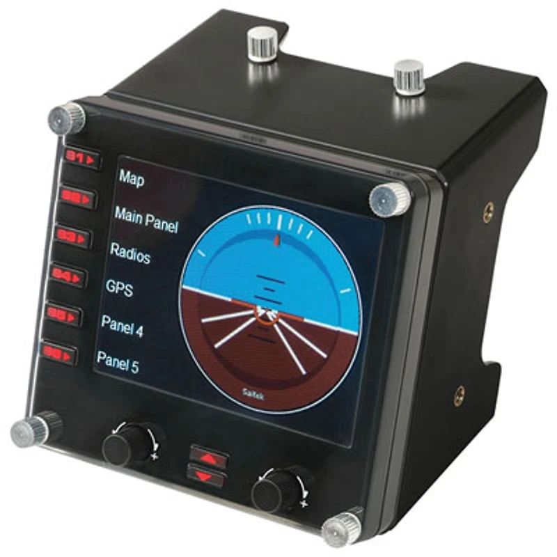 Logitech G Saitek Pro Flight Instrument Panel Controller - Black