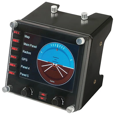 Logitech G Saitek Pro Flight Instrument Panel Controller - Black