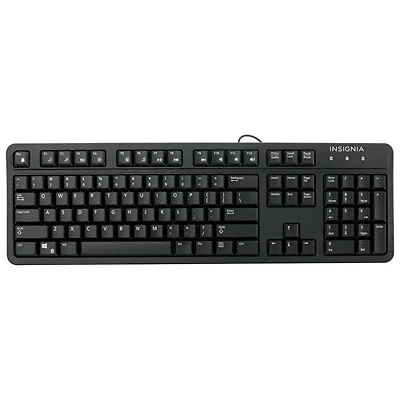 Insignia Wired Keyboard - Black - Only at Best Buy