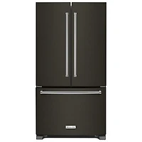 KitchenAid 36" 21.9 Cu. Ft. Counter-Depth French Door Refrigerator (KRFC302EBS) - Black