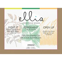 HoMedics Ellia Fight it/Peppermint/Open up Essential Oils 3-Pack (ARM-EO10AP2-CA)