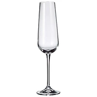 Crystalite Bohemia 220ml Flute Wine Glass - Set of 6