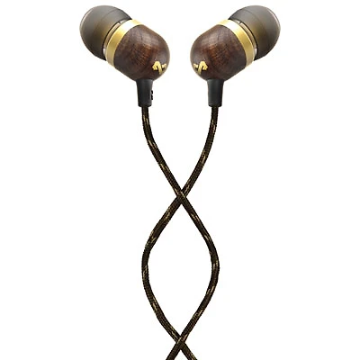 House of Marley Smile Jamaica In-Ear Headphones with Microphone - Brass