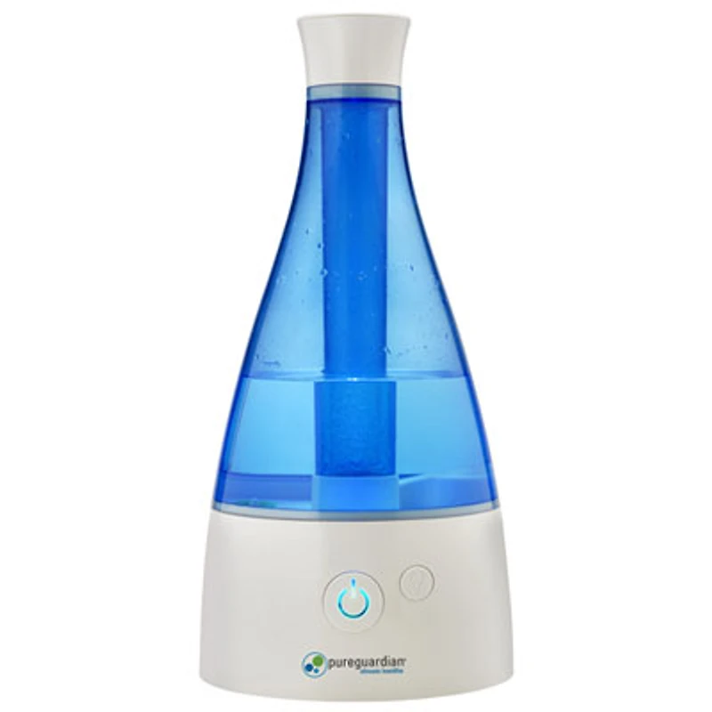 PureGuardian Cool Mist Humidifier with Aroma Tray - White/Blue