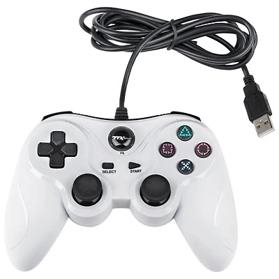 TTX Tech USB Controller for PS3/PC - White