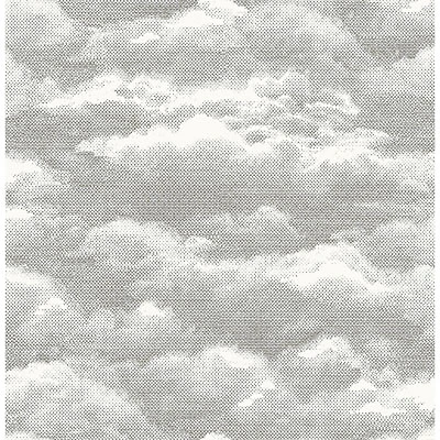 A-Street Prints Eclipse Solstice Cloud Wallpaper - Opal